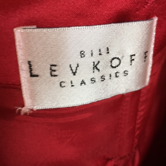 Red!! Beautiful red satin short dress with wrap - Picture 5 of 7